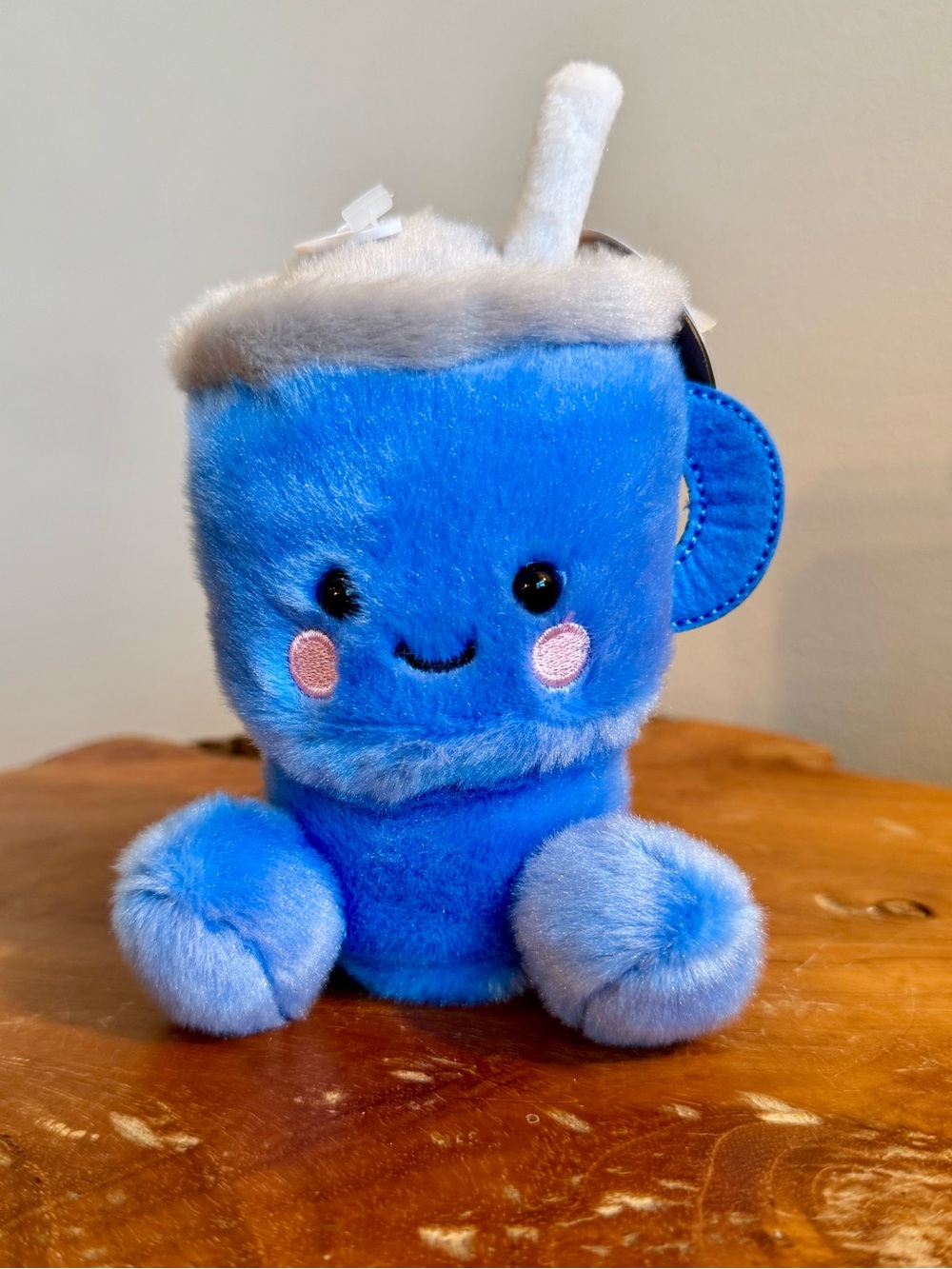 Aurora® Adorable Palm Pals™ Cliff Travel Cup™ Stuffed Animal - Blue 4.5 Inches